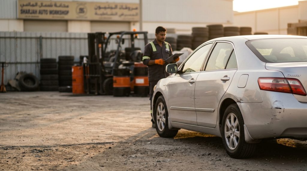 Where Can I Sell Damaged Car in UAE